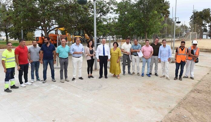 Un momento de la visita