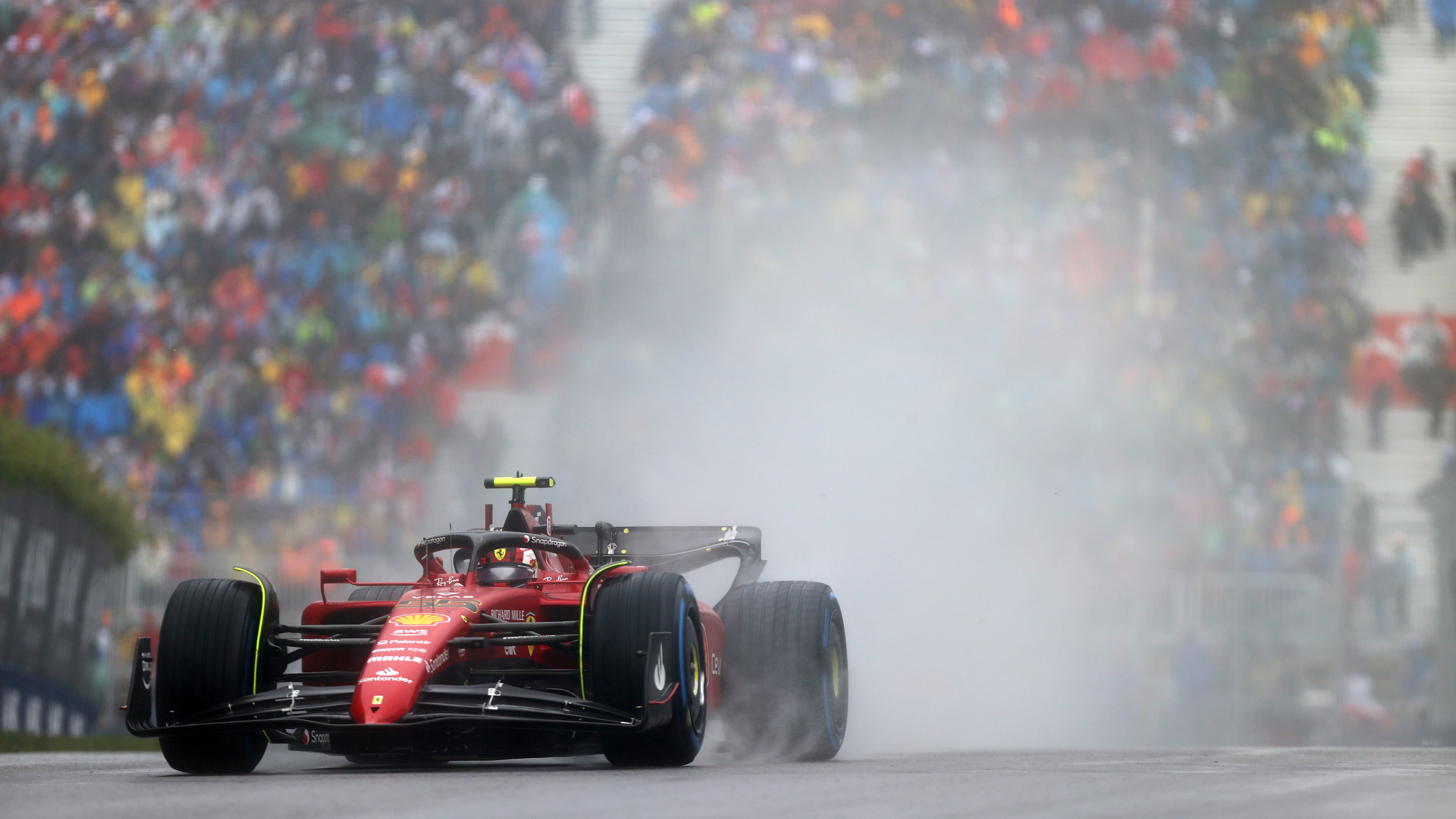 Carlos Sainz, durante la clasificación de Canadá