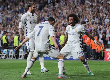 Cristiano y Marcelo en el Real Madrid