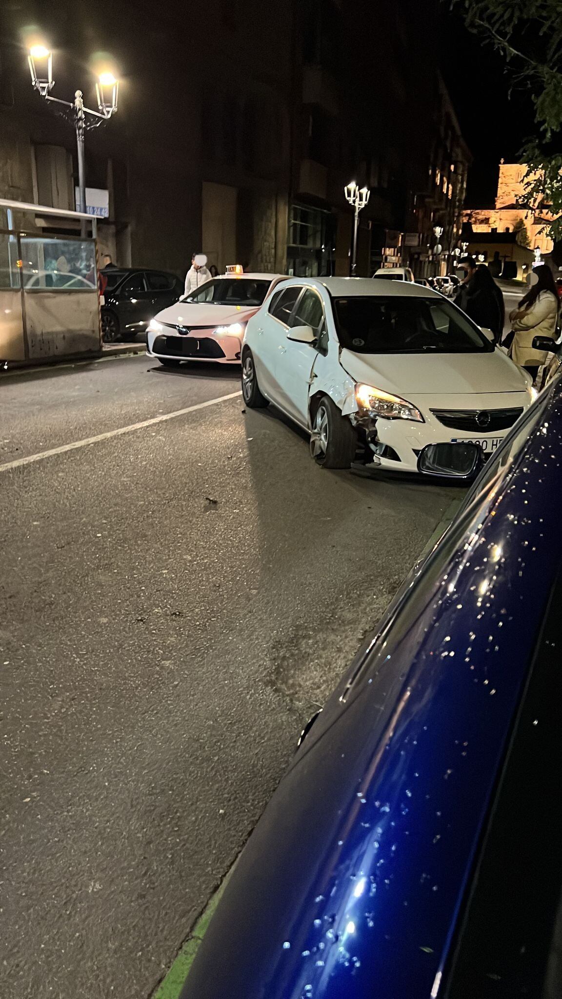 Accidente de tráfico en la Avenida de Madrid