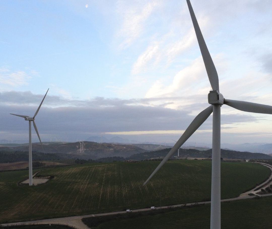 Un parc eòlic a l'Estat