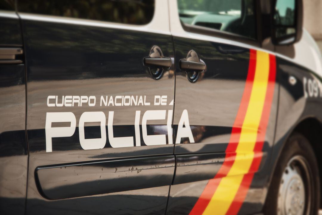 Furgoneta de la Policía Nacional.
