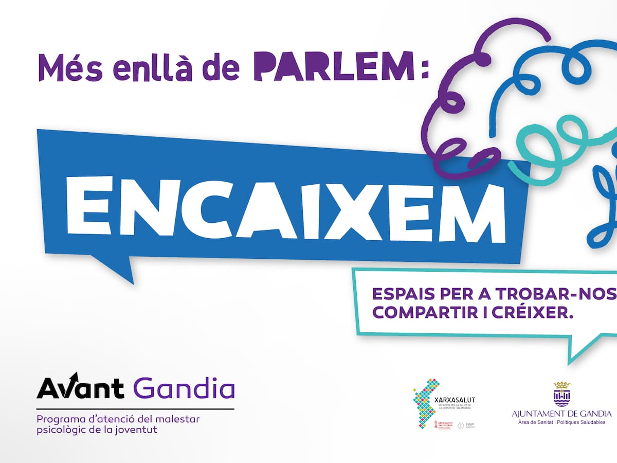 'Encaixem', el programa juvenil con el que Gandia quiere combatir la soledad no deseada