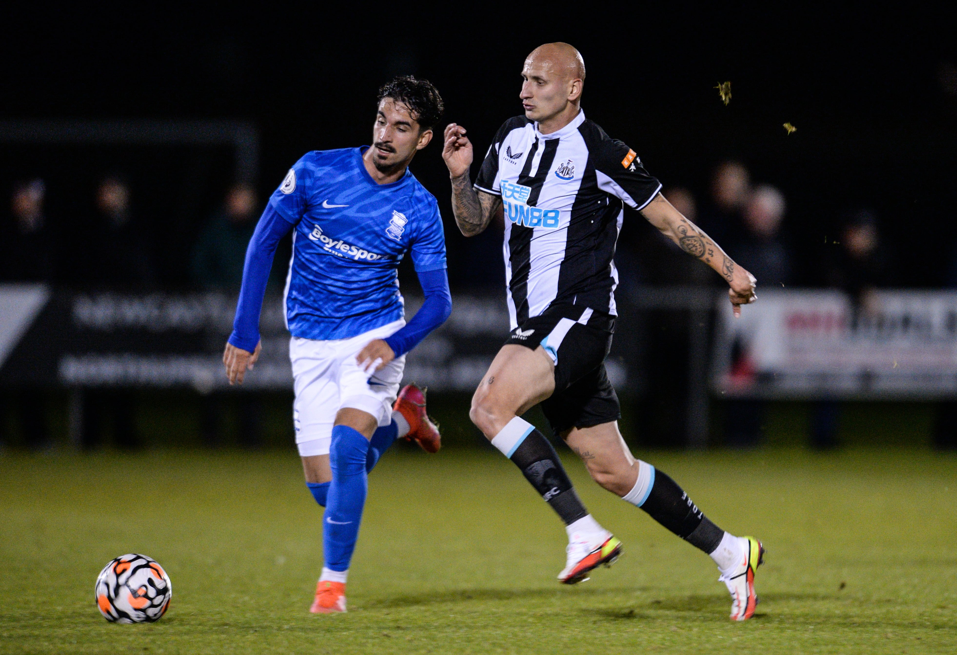 Oriol Soldevila of Birmingham City during the Premier League 2 match between Newcastle United and Birmingham City