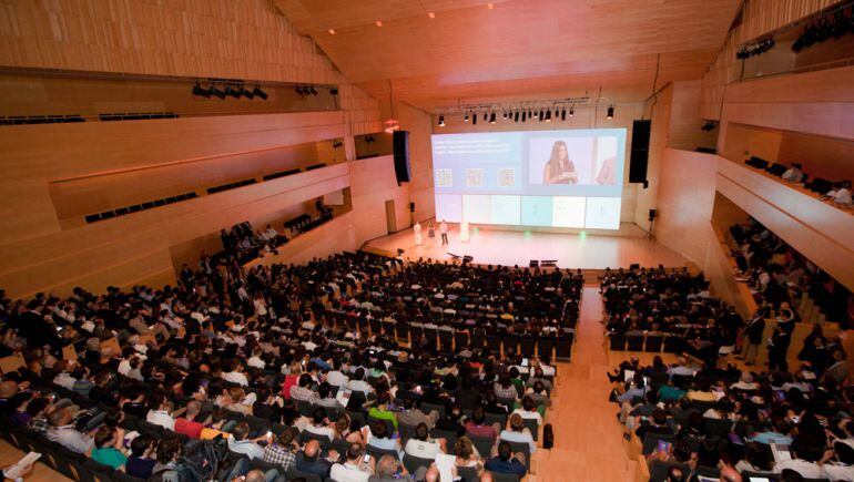 Una de les sales de l'Auditori-Palau de Congressos.