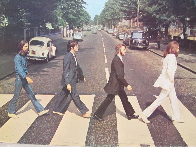 The Beatles en Abbey Road.