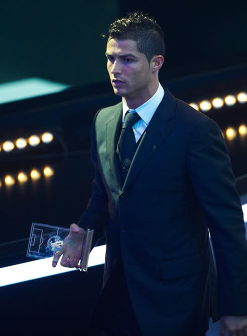 Cristiano, en la gala de la FIFA en Zúrich