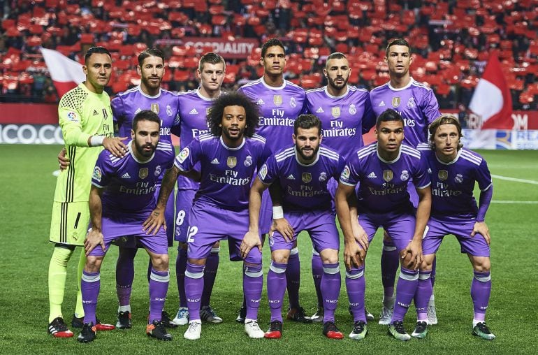 El once del Madrid en el Pizjuán