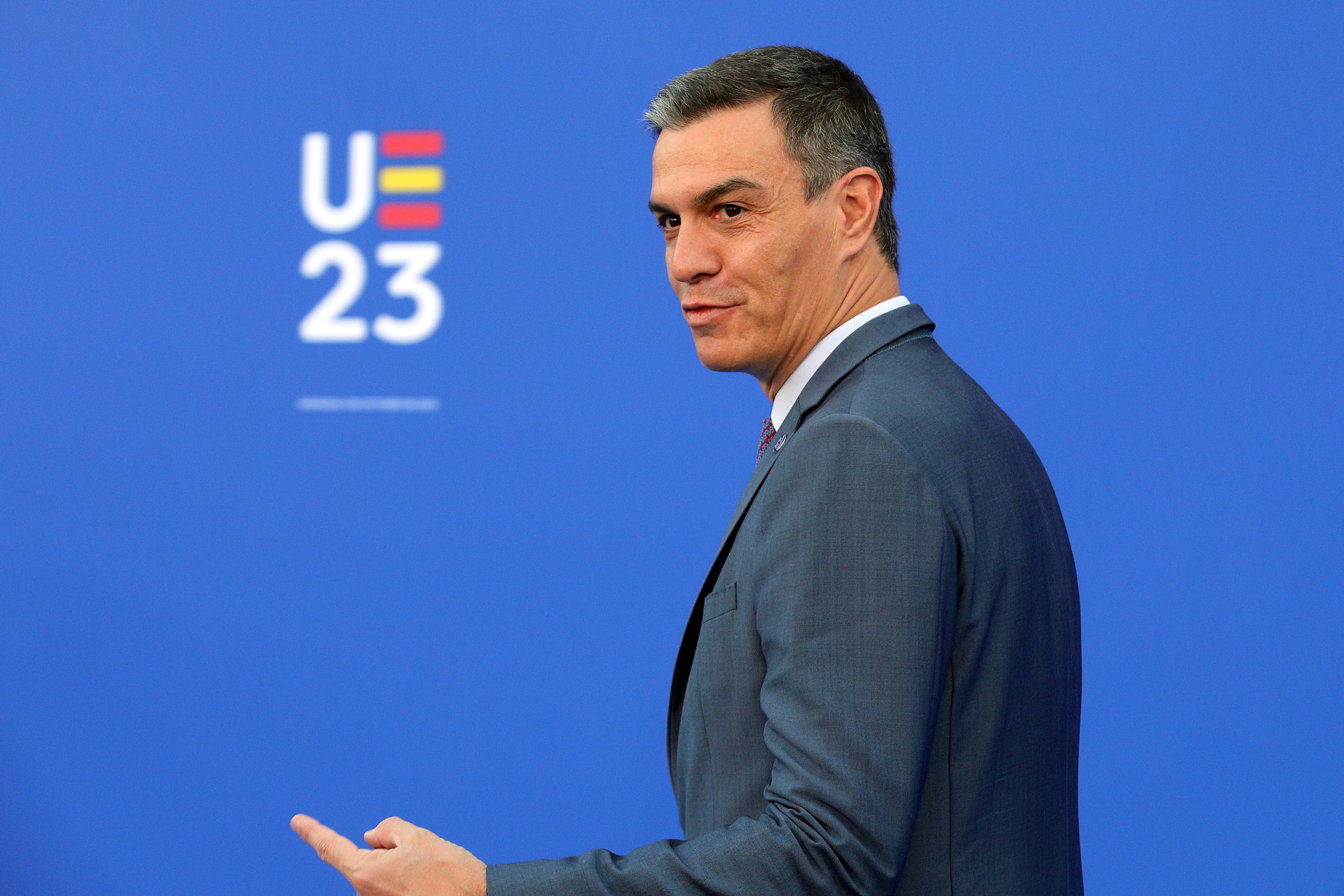El presidente del Gobierno, Pedro Sánchez en la reunión informal del Consejo Europeo de la UE
