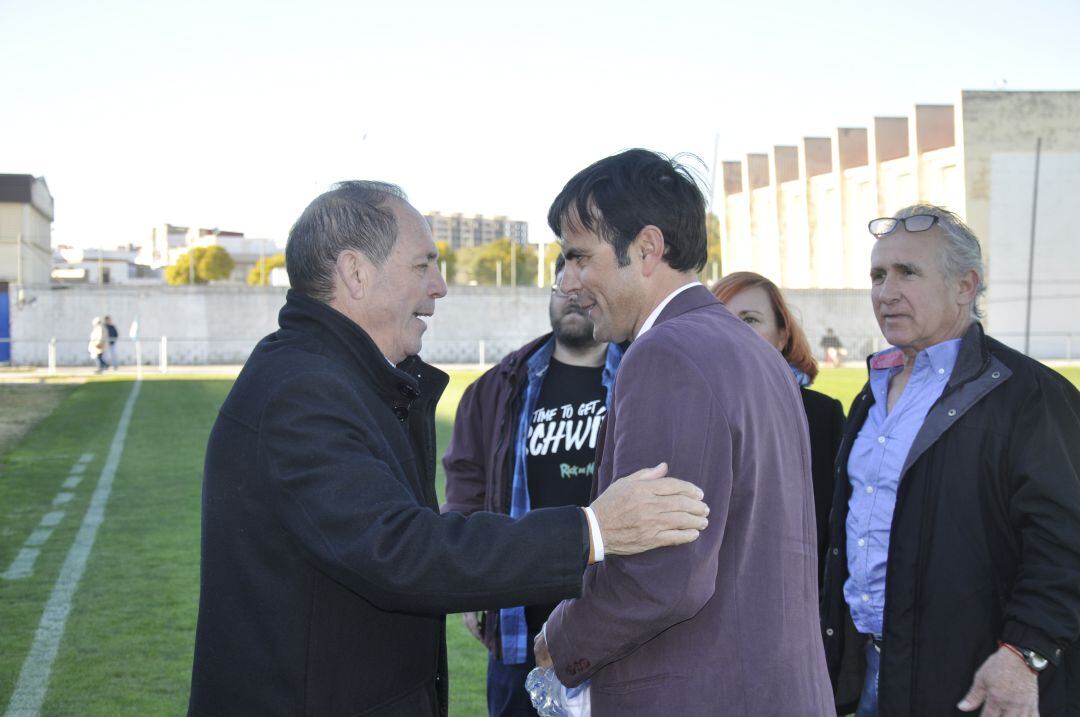 Pedro Garrido, presidente del Jerez Industrial CF en La Juventud 