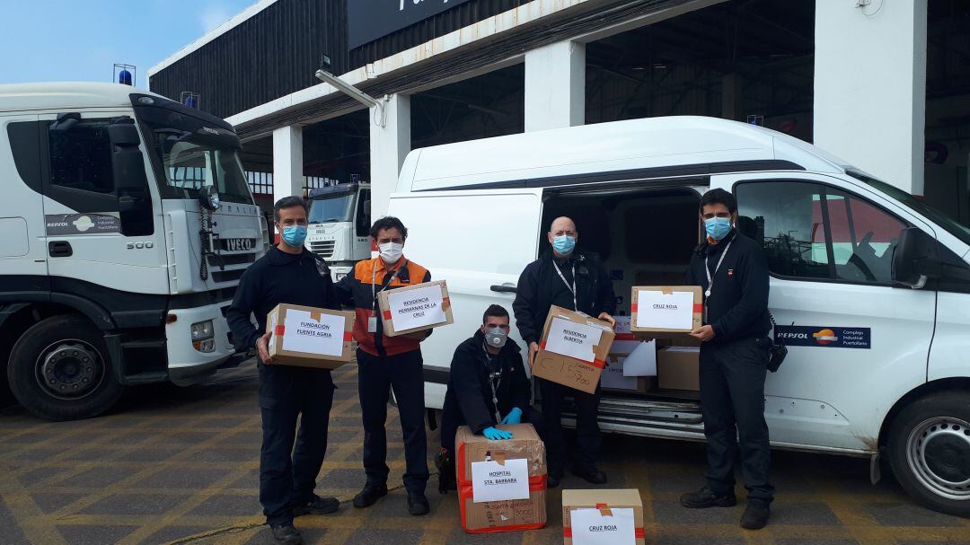 Trabajadores de Repsol Puertollano