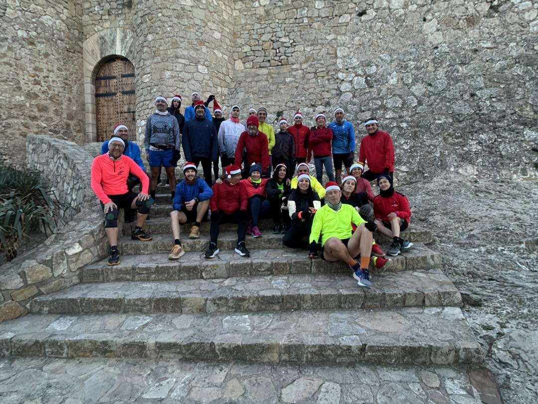 Entrenamiento navideño para la San Silvestre