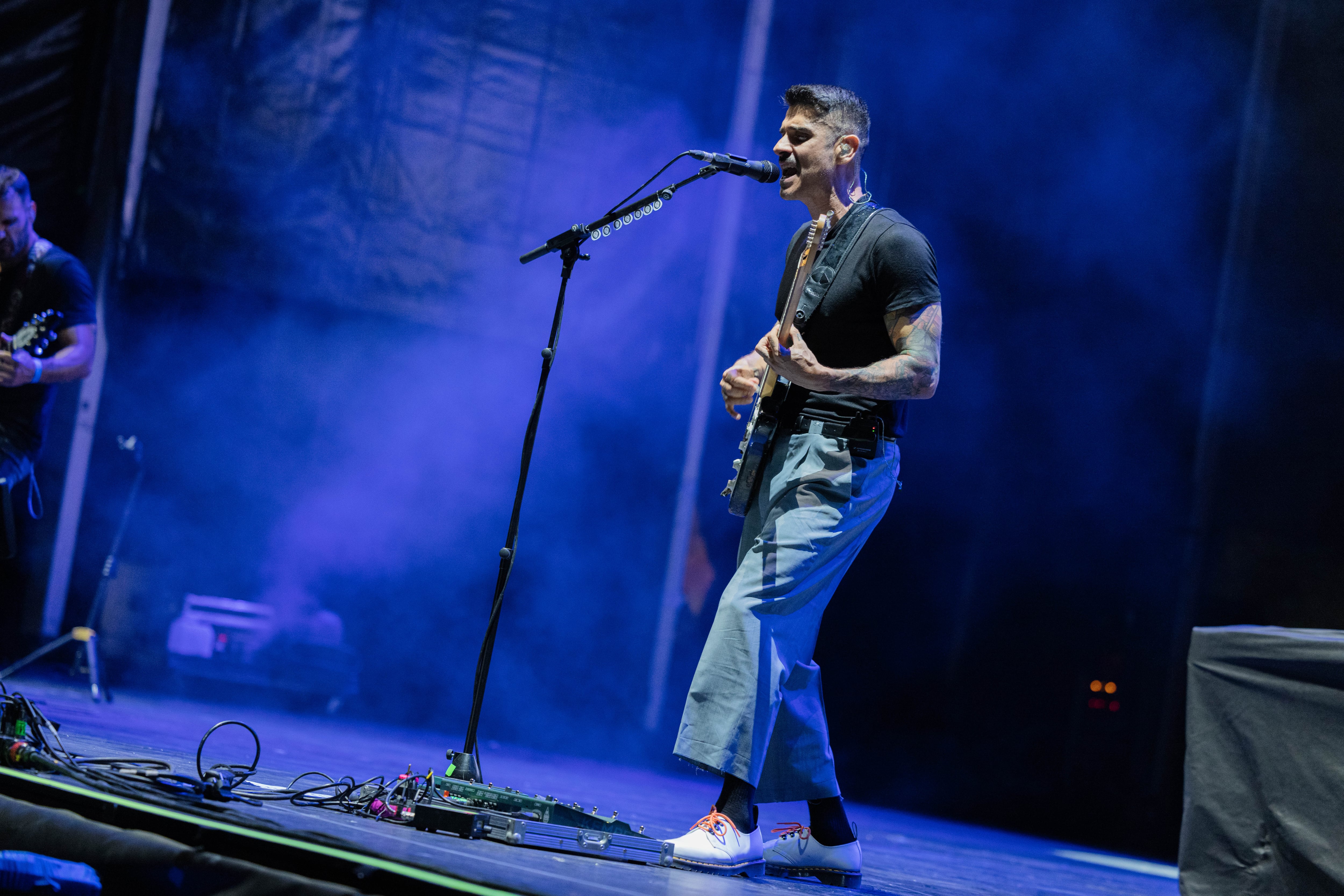 Álvaro Benito cantante del grupo Pignoise (Photo by STARLITE/Redferns,)