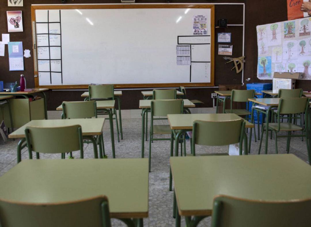 Un aula de un centro escolar.