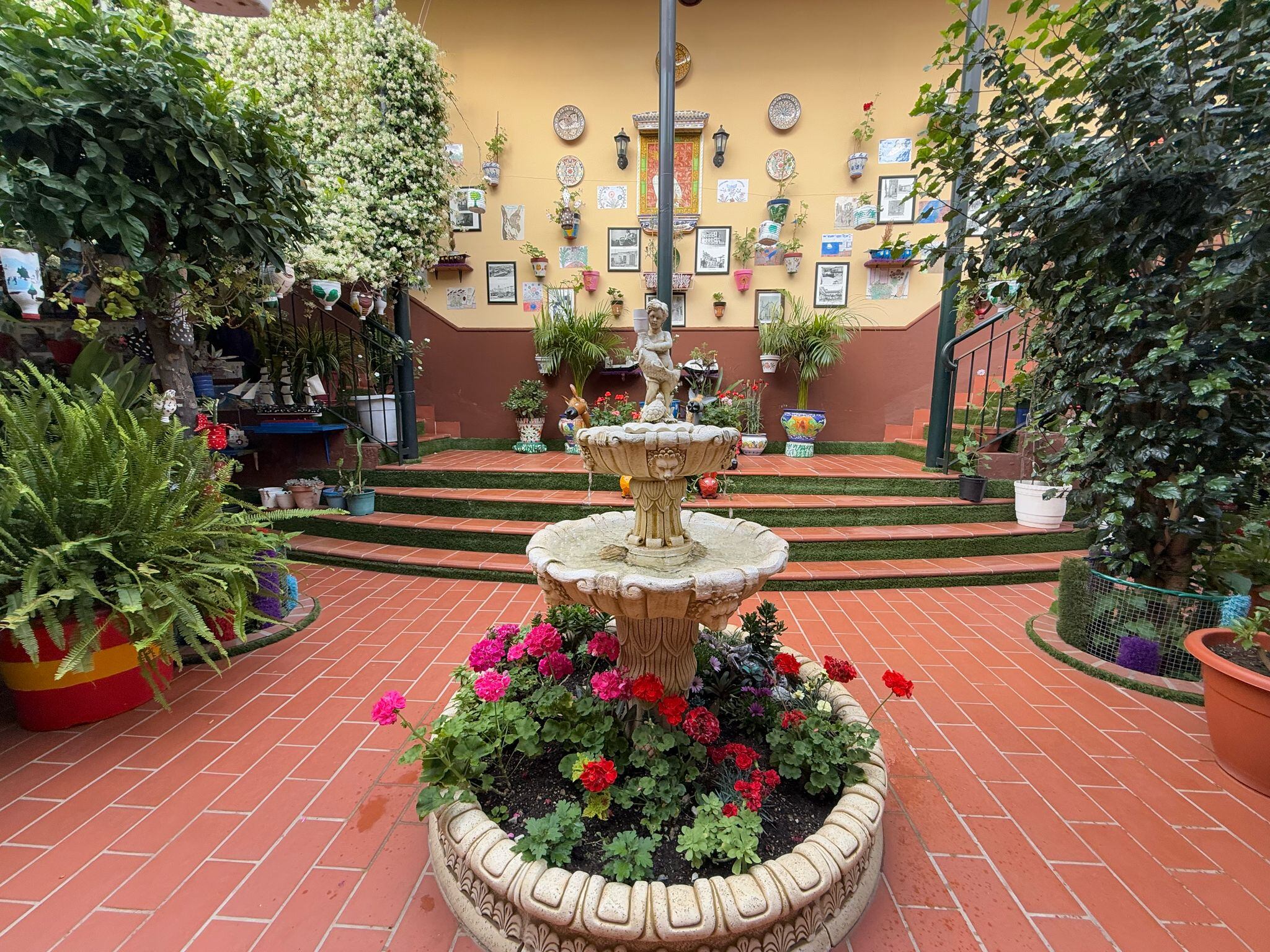 Uno de los corralones de Málaga capital