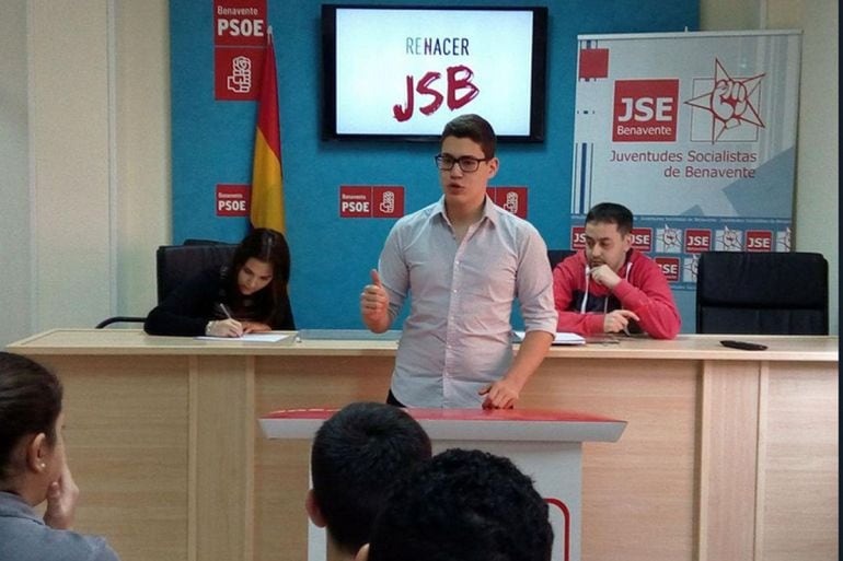 El Secretario General de las Juventudes Socialistas de Benavente, Ivan Bragado