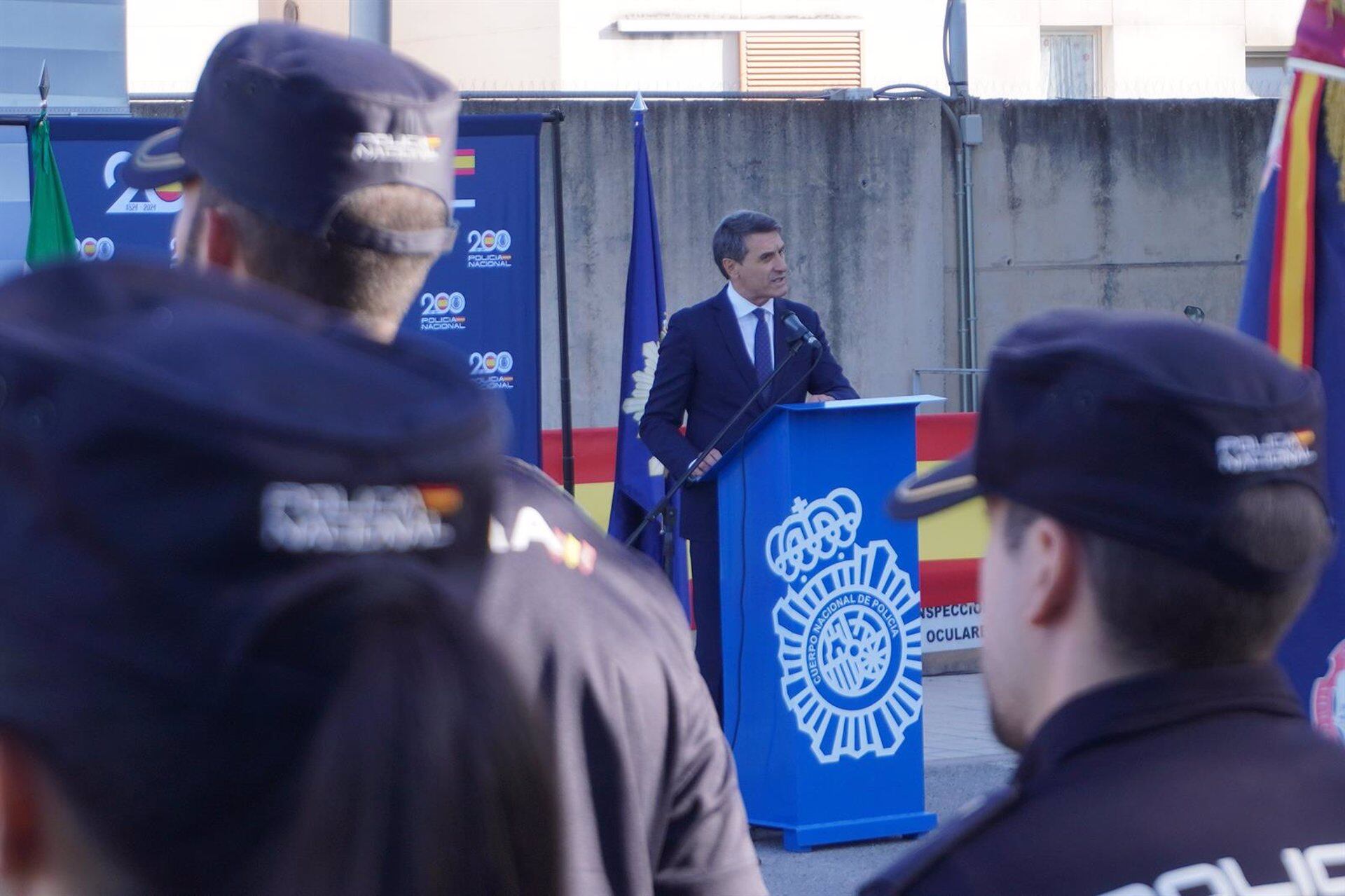 Pedro Fernández, durante un acto público