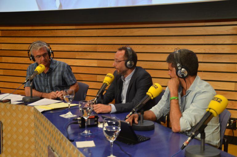 Carles Francino, Pepe Naranjo y Nicolás Castellano