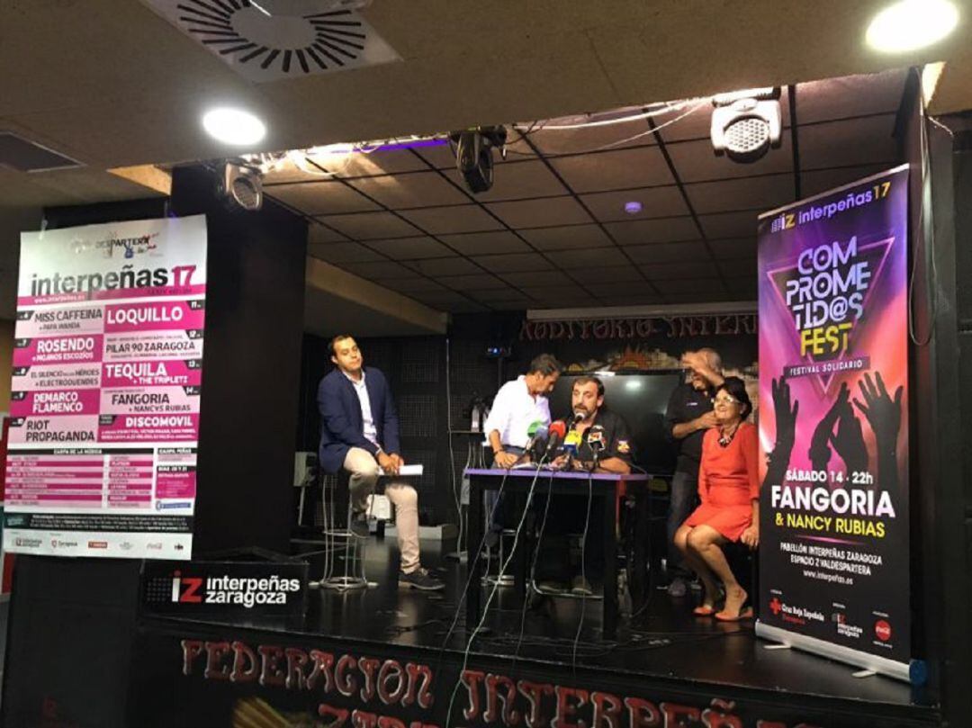 Imagen de archivo: El presidente de la Federación de Interpeñas, Braulio Cantera, en la presentación de los conciertos y actos para las Fiestas del Pilar 2017