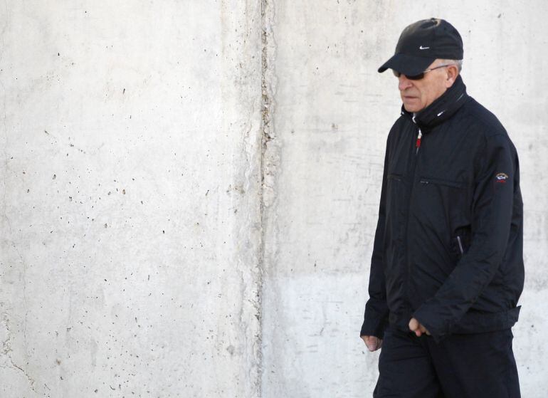 José Luis Izquierdo, presunto contable de la trama, a su llegada a la sede de la Audiencia Nacional de San Fernando de Henares.