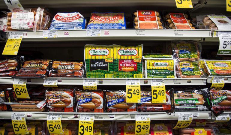 Baldes d'un supermercat