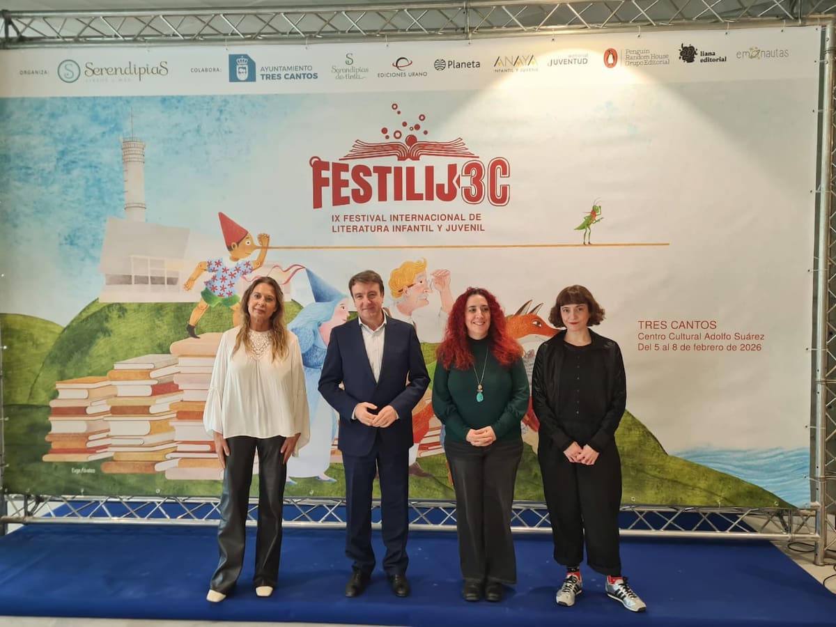 David Sierra, Cristina Prieto o Elena Triolo acudirán al Festival de Literatura Infantil y Juvenil de Tres Cantos 2026 (FESTILIJ3C)