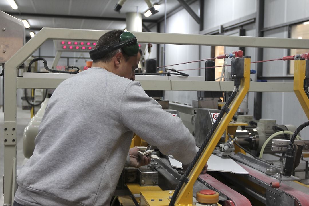 Fábrica de cerámica.