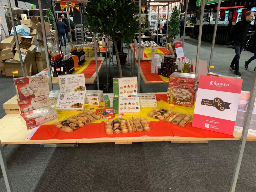 Imagen de archivo de productos palentinos en una feria en los Paises Bajos