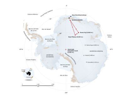 Ruta de la expedición