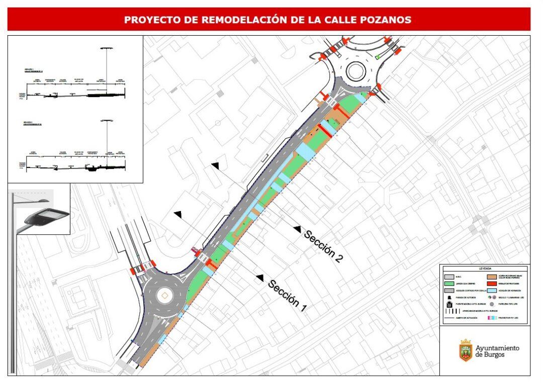 La obra supondrá la eliminación de dos de los cuatro carriles de circulación existentes en un tramo de esta calle