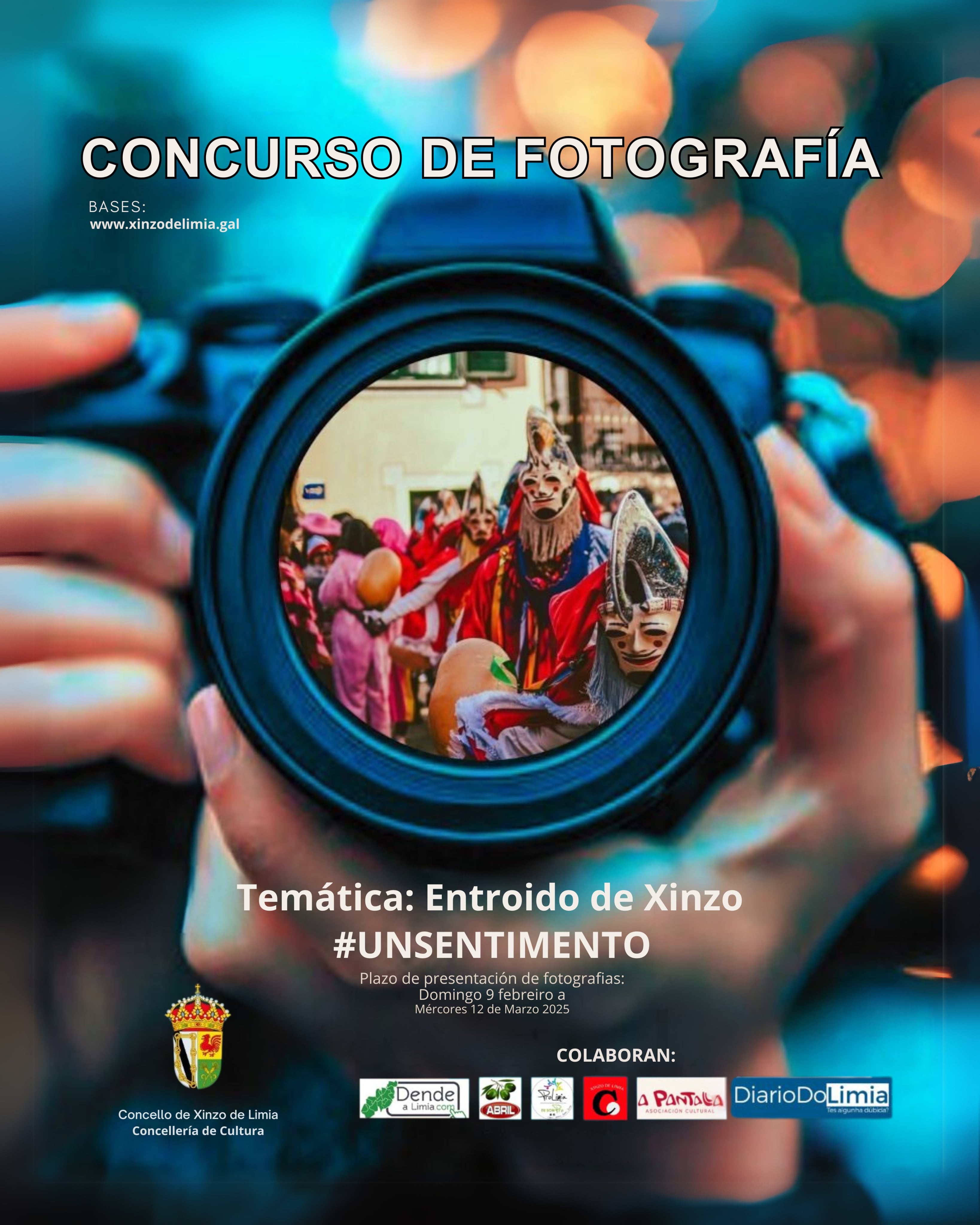 Cartaz do concurso de fotografía do entroido.