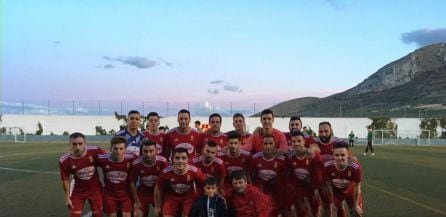 Integrantes de la convocatoria del Jódar CF ante el CD Sierra de Pozo Alcón