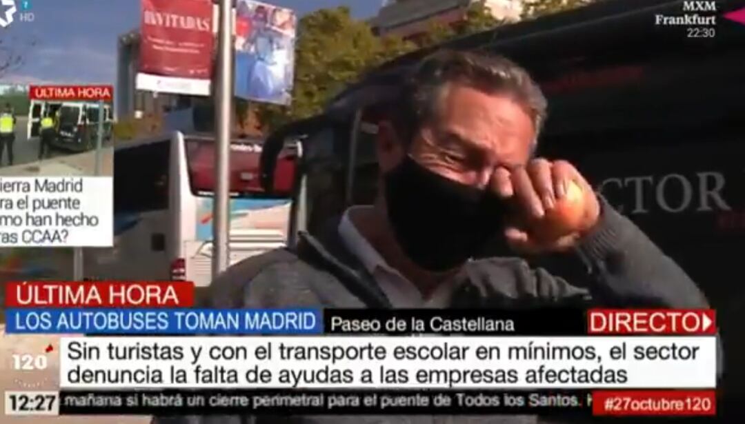 Un conductor de autobuses denuncia la delicada situación que están viviendo