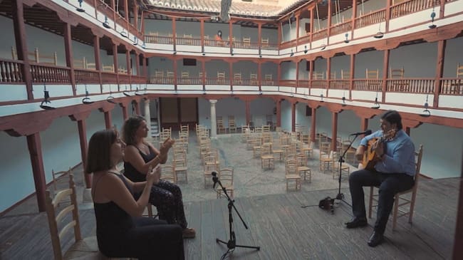 Actuación de Ricardo Fernández del Moral en el Corral de Comedias