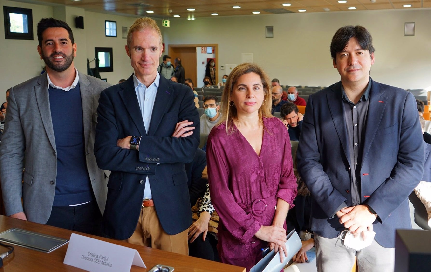 José Armando Tellado, director general de Capsa Food (segundo por la izquierda) en una imagen de archivo.