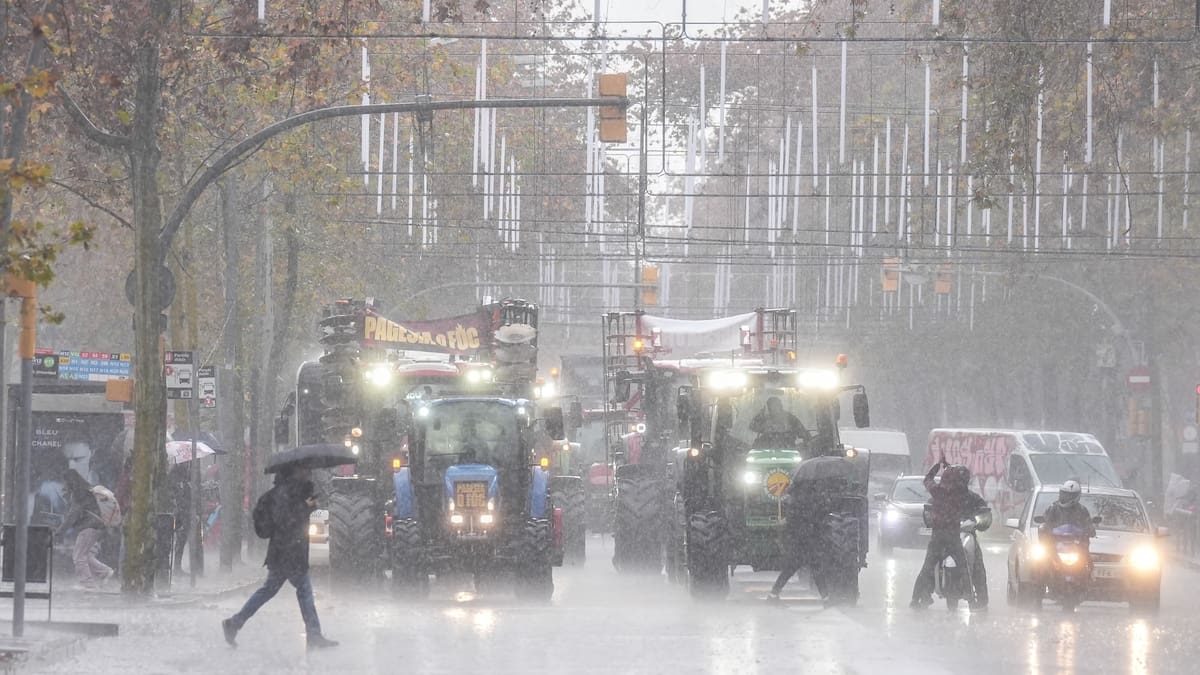 Activan la alerta por lluvias de más de 100 litros por metro cuadrado en la provincia de Barcelona