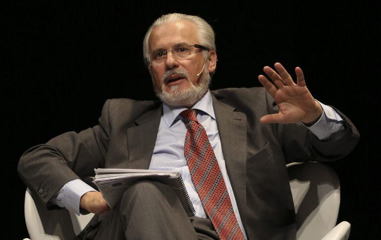 El juez español Baltasar Garzón, durante un congreso