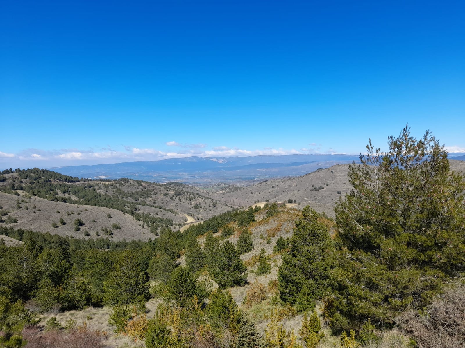 Vistas del puerto de Sos desde Sierra de Peña