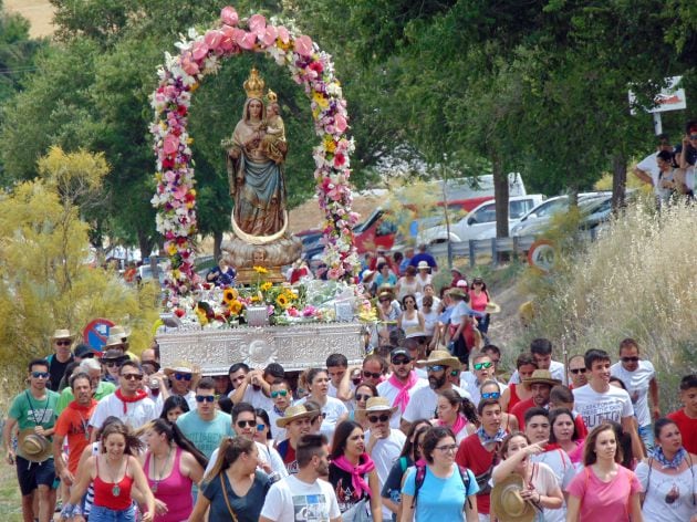 Traslado de la copatrona de Ciudad Real a la ermita de Alarcos