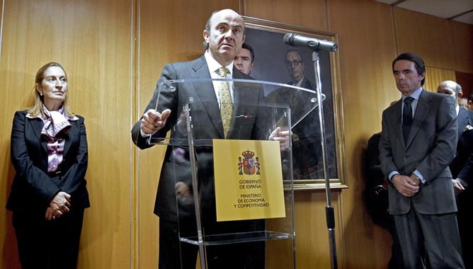 El ministro de Economía interviene en la toma de posesión de los altos cargos de su departamento