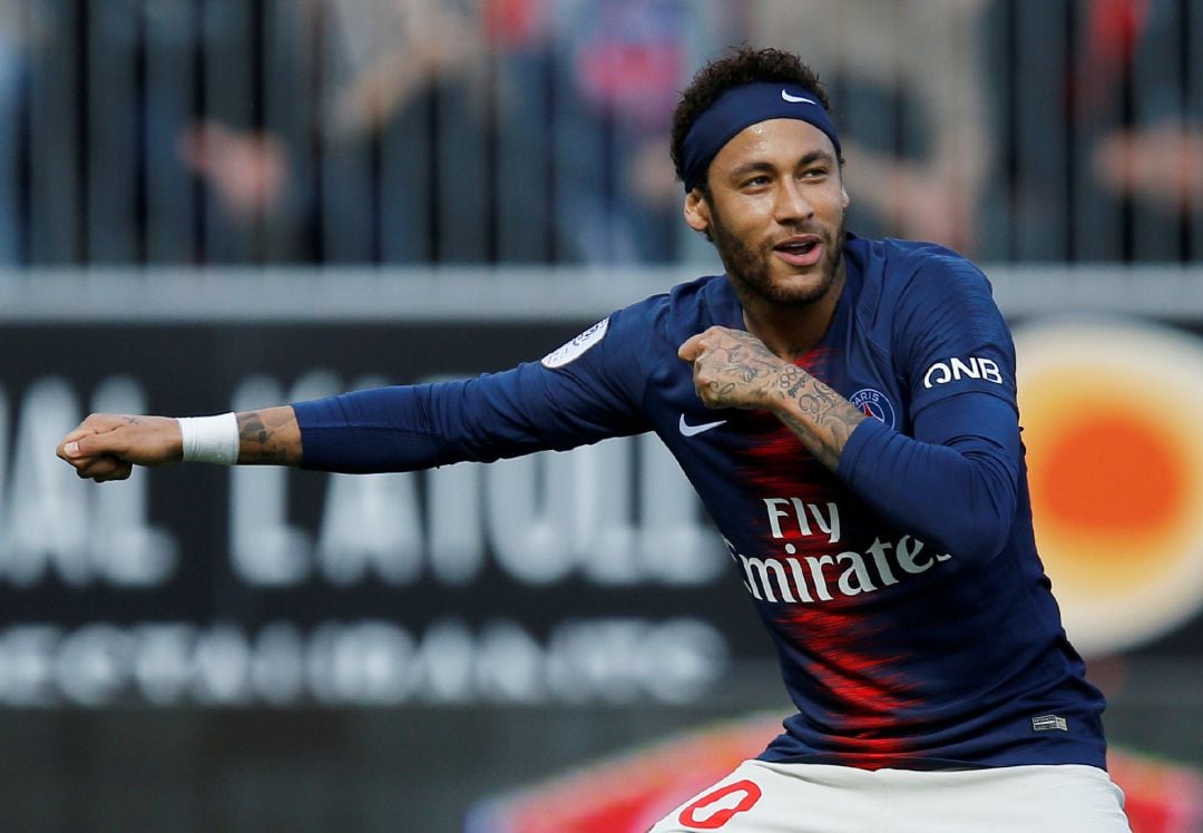 Neymar, en un partido con el PSG.