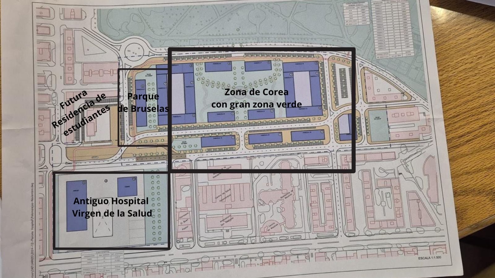 Imagen de cómo se reorganizaría el barrio de Palomarejos con hasta tres veces más de viviendas
