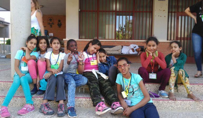 Los niños que participan en el programa &#039;Vacaciones en paz&#039;