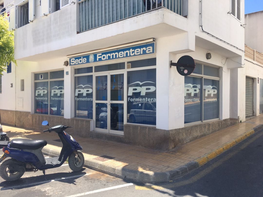 Imagen de archivo de la sede del PP en Formentera