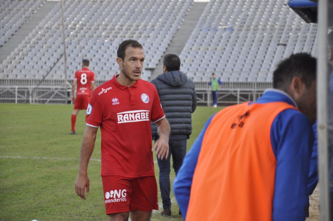 Jorge Herrero durante un partido en La Juventud