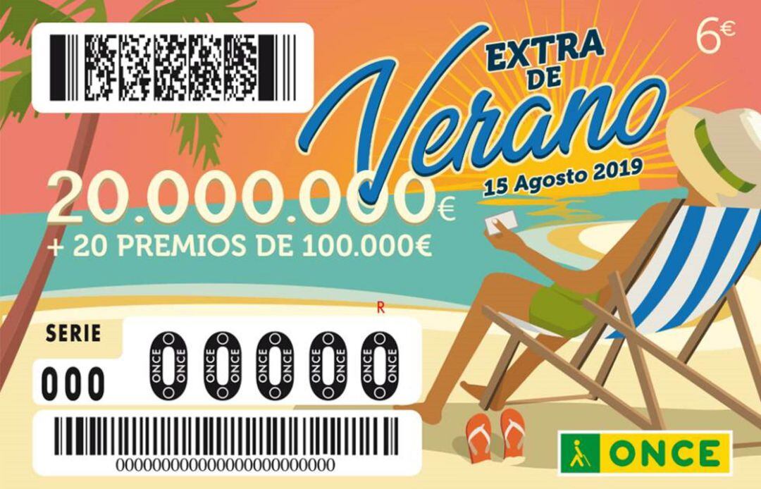 Cupón extra de verano de la ONCE