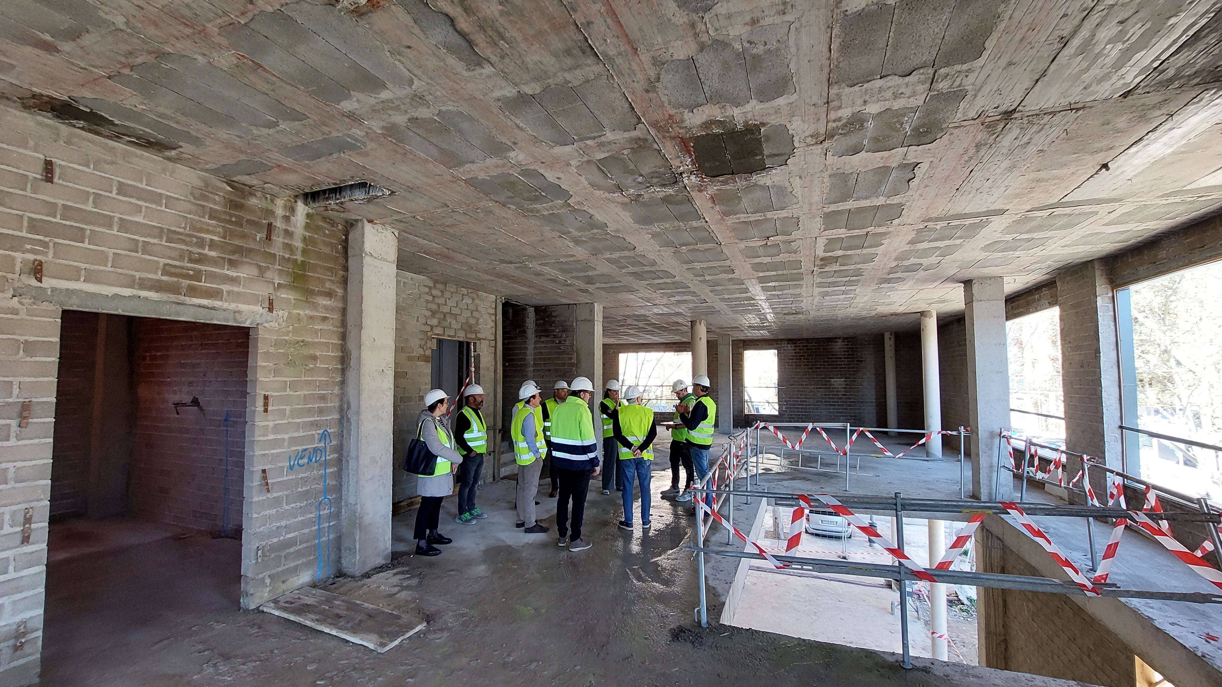 Visita municipal a las obras