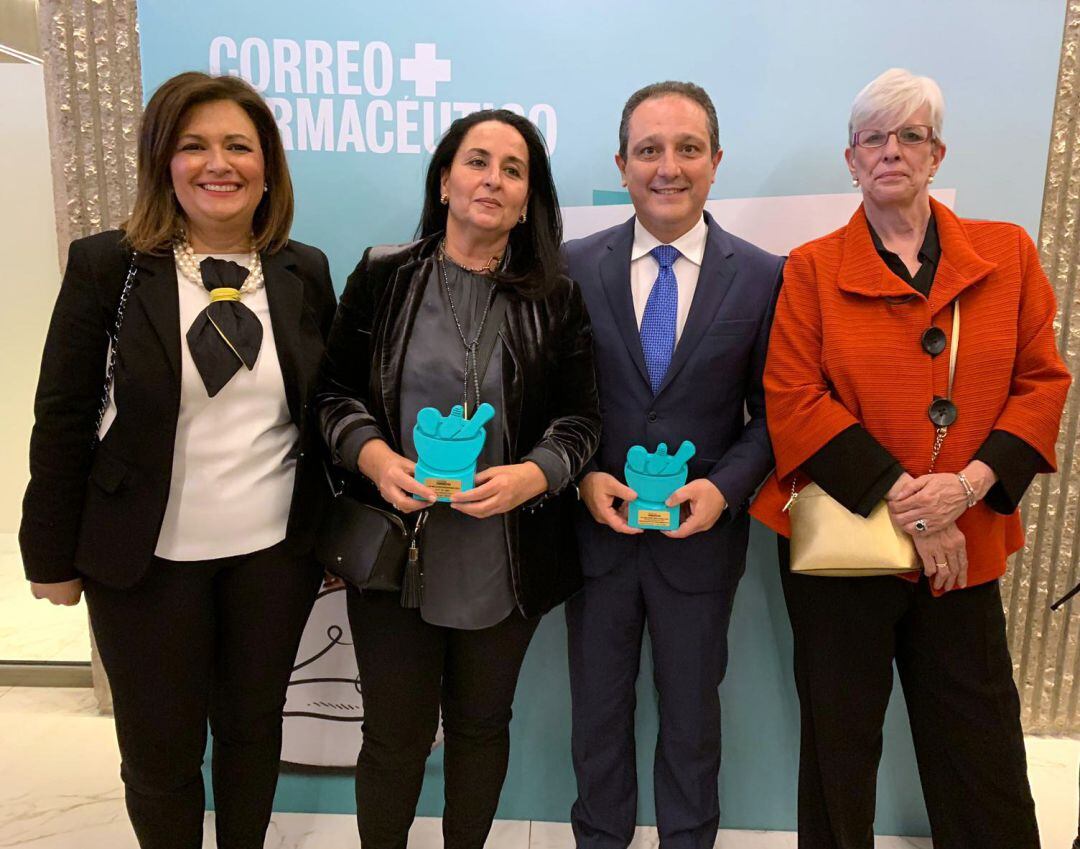 Galardonados con el premio &quot;Las mejores iniciativas de la Farmacia en el año 2018&quot;. 