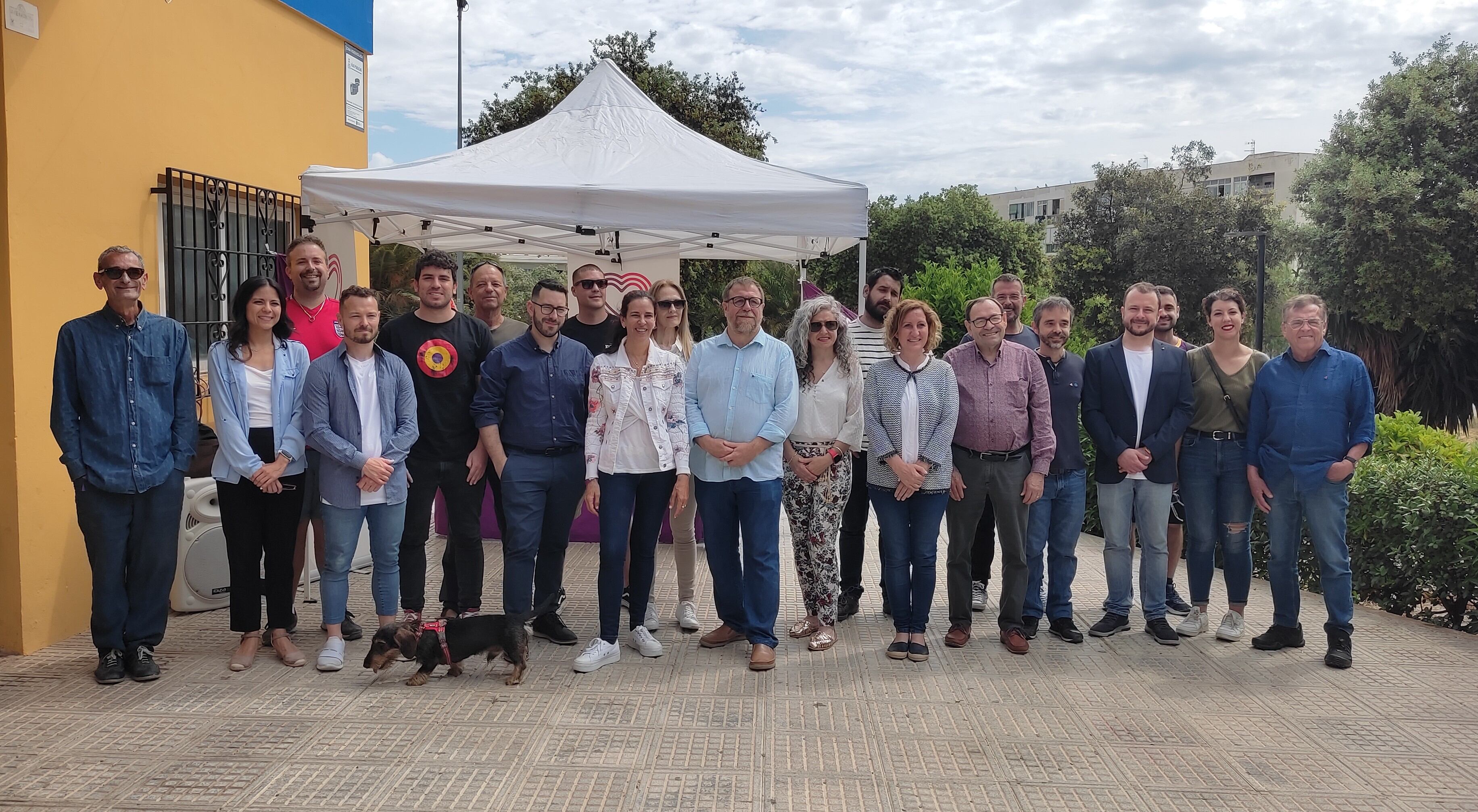 Un momento durante la presentación de la candidatura al Ayuntamiento de Ibiza