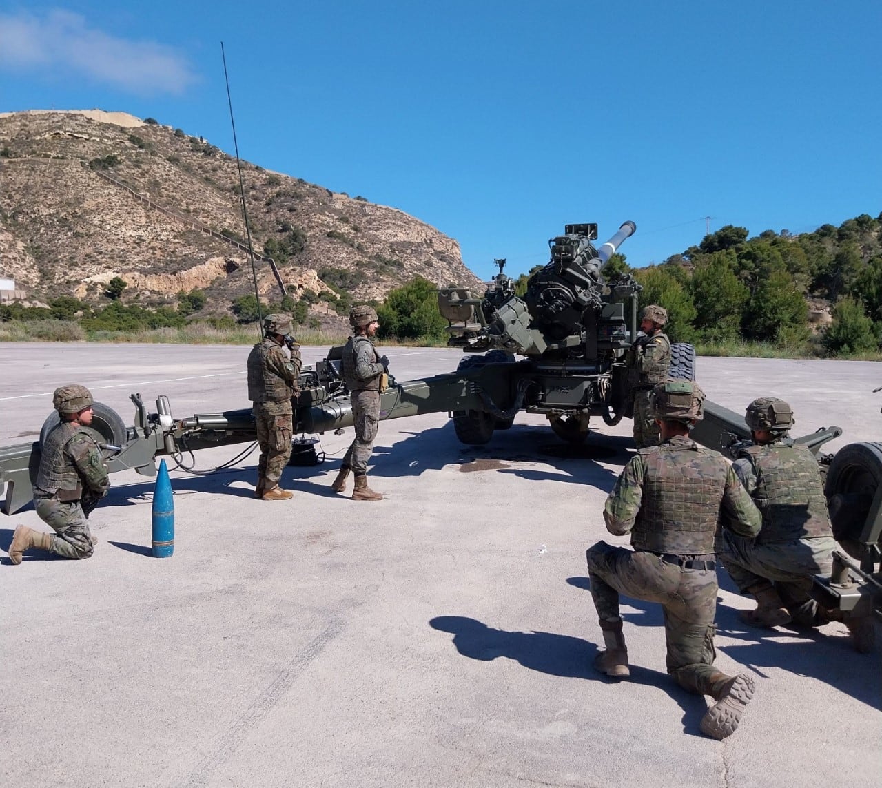 Ejercicios militares en Cartagena